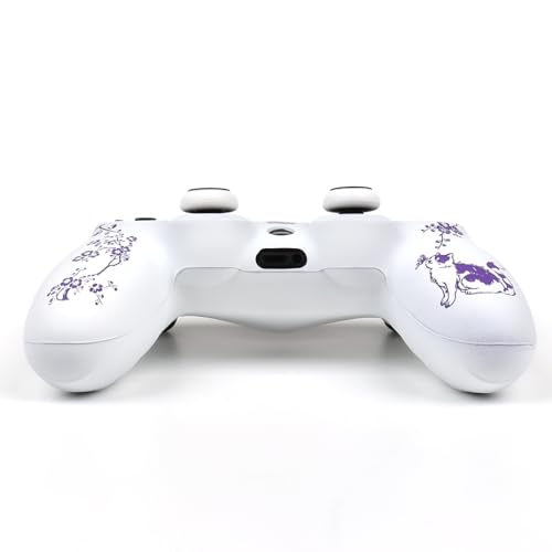 Image of Cat Among Blossoming Branches Design Controller Skin Cover with 2 Thumb Grips Compatible with PS4 /Playstation 4 Slim /Pro Controller