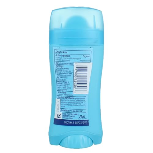 Desodorante Secret sólido invisible Spring Breeze 2.6 oz miniatura 5