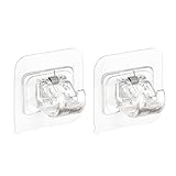 Crochets adhésifs faciles à utiliser et à manipuler grâce à leur fonction auto-adhésive. installation facile. supports de tringle à rideaux adhésifs pour mur