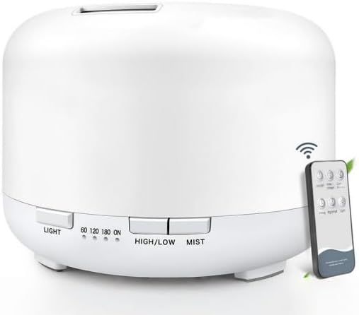 Umidificador 500ML Difusor de Aromas Aromatizador Ultrassônico Bi...