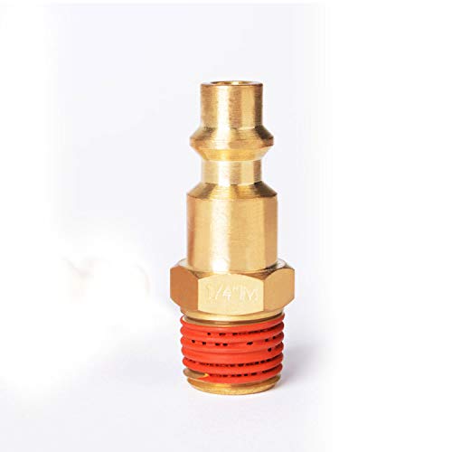 Fypower 30 Pieces 1/4" Npt Air Coupler And Plug Kit, Quick Connect Air Fittings, Industrial Solid Brass Quick Connect, Connector Set #TOP5