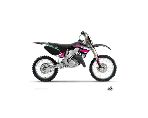 Kit déco Honda 125 Cr turquoise League Kutvek au design aérodynamique