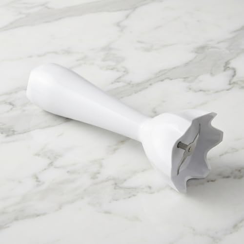 Recambio de Brazo Batidora para Braun Modelo 4191/4192 de 4 Ondas | Referencia 67050130 | Compatible con Multiquick 5, Minipimer 5, Multiquick 7 | Color Blanco