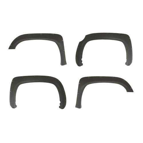 TIUBIDBA Pocket Bolt Style Wheel Protector Flare for Toyota for Tundra 2014-2021 Sand Blast Textured Front: 1.75