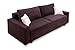 Produktbild Collection AB Bozen Bettfunktion und Bettkasten Schlafsofa, Stoff, Braun, 86 x 230 x 95 cm