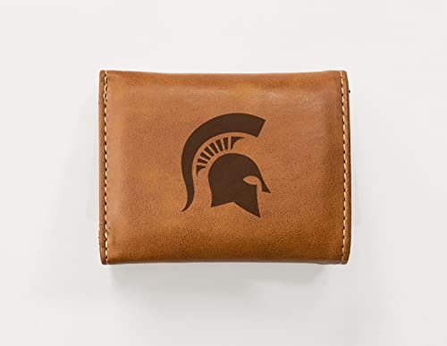 Image of Rico Industries NCAA Laser Engraved Trifold Laser Engraved Tri-Fold Wallet - Men's Accessory