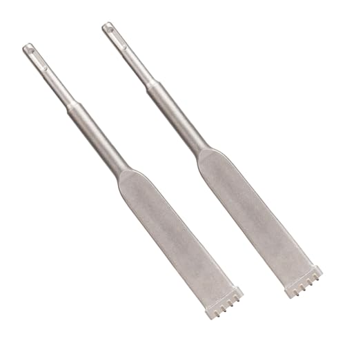 Burin SDS PLUS Carrelage, Burin Plat pour Carreleur SDS-Plus,Ciseau à Carrelage Burin pour Céramique,Peut traiter des matériaux durs tels que le béton, la maçonnerie (200mm)