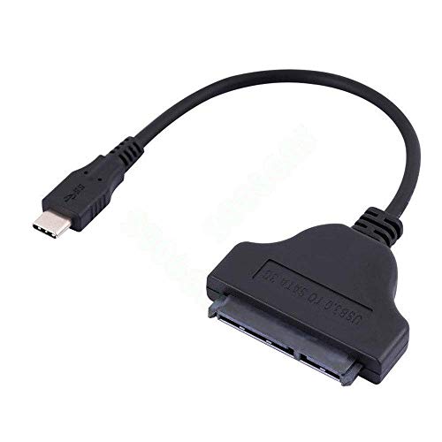 Jacobsparts Usb 3.1 Type C To Sata Iii Ssd Hdd 2.5" Hard Drive Adapter Cable, Supports Uasp #TOP17