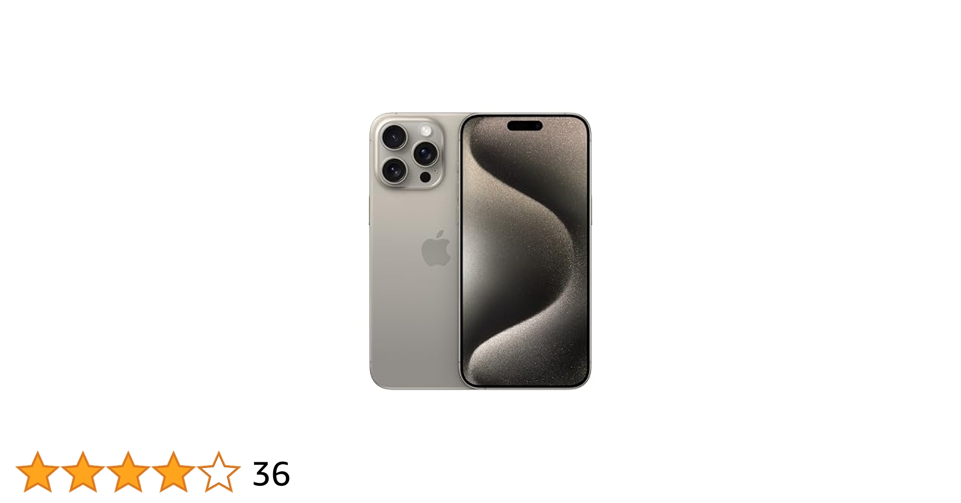 Apple iPhone 15 Pro Max, 512GB, Natural Titanium - Unlocked