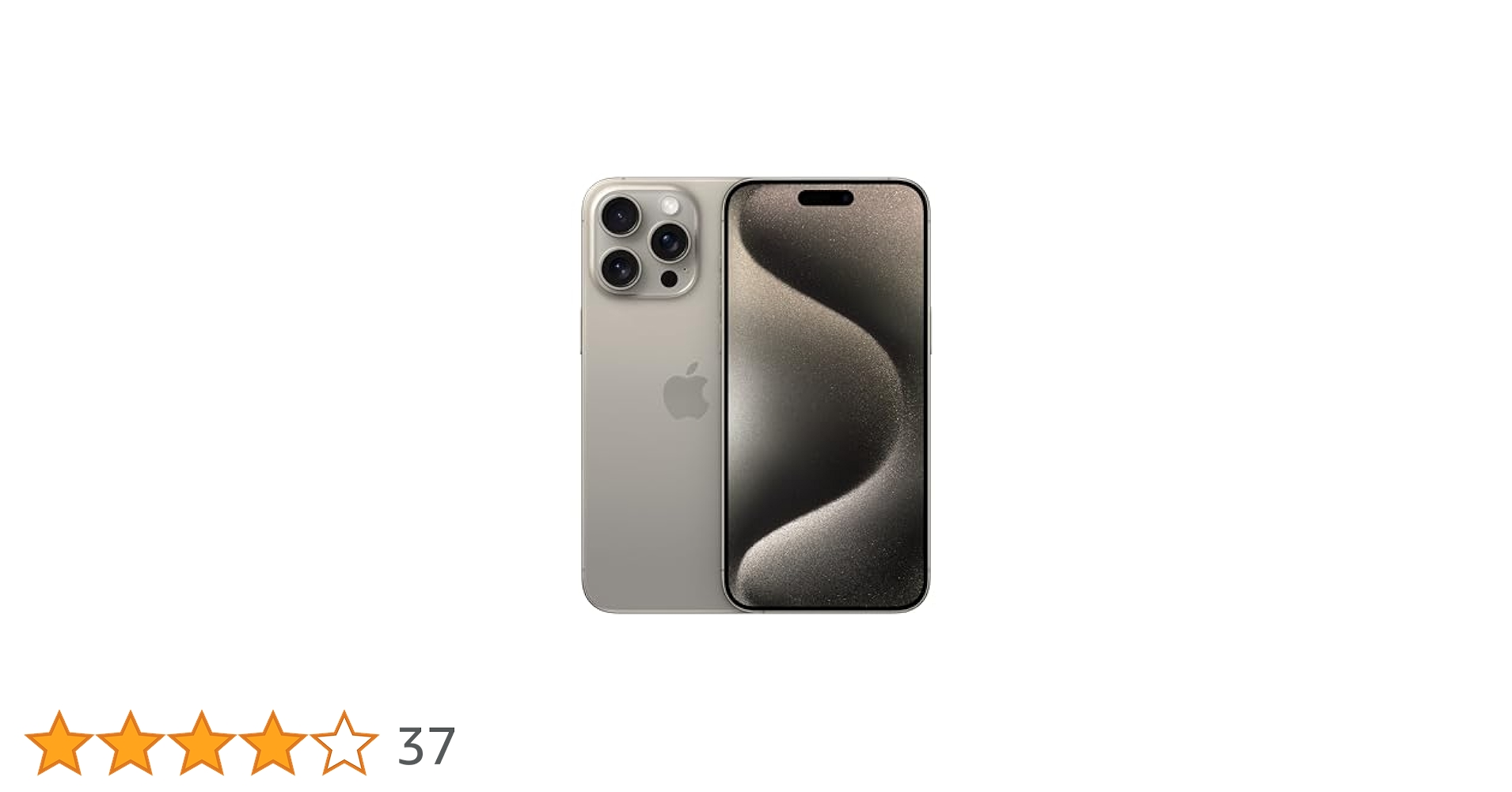 Apple iPhone 15 Pro Max, 512GB, Natural Titanium - Unlocked