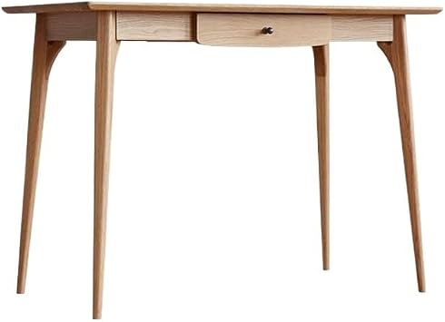 Computer Desk Side Table Solid Wood Desk Nordic Simple Study Table Household Small Apartment Oak Study Office Desk Living Room Tea Table Gaming Desk Large DeskColor800 * 435 * 760mm