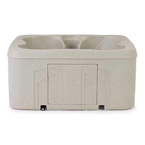 Life Smart 4 Person Plug and Play Thermal Friction Heating Square Hot Tub Spa with 13 Jets, Cover, and Multi Color LED… - Image 3