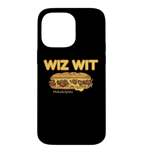 Wiz Wit Philly Cheesesteak Funny Philadelphia Foods �p���f�B �X�}�z�P�[�X iPhone 14 Pro Max �p