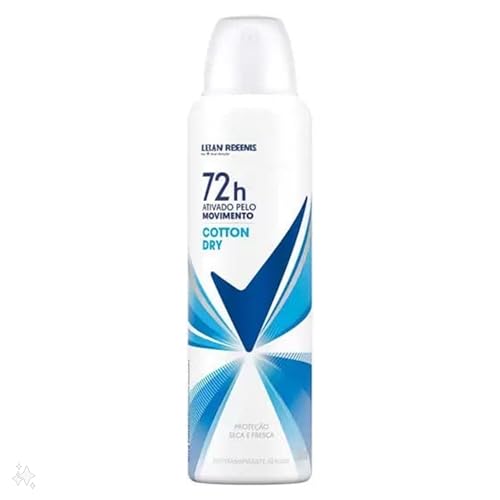 REXONA Spray Deodorant 150 ml 89 g -72 Hour Formula Movement Activated Imported From Brazil (COTTON DRY)