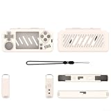 Custodia protettiva in silicone per console Miyoo, cover morbida antigraffio con cordino, guscio protettivo in gomma nei colori nero, rosso, bianco