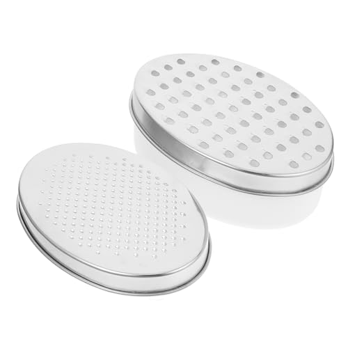 Set 3 Piezas Cortador Ovalado con Contenedor Acero Inox miniatura 1