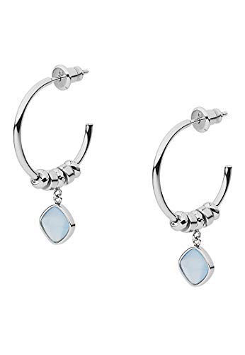 Preisvergleich Produktbild Fossil Damen-Creole Edelstahl One Size Silber 32012526