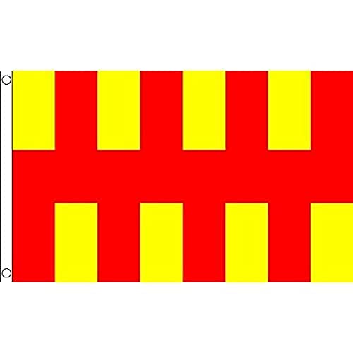 Az Flag Bandiera Contea Di Northumberland 150X90Cm - Bandiera County Of Northd. - Inghilterra 90 X 150 Cm