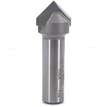 Whiteside Router Bits 1504 V-Groove Bit with 90-Degree 3/4-Inch Cutting Diameter and 3/8-Inch Point Length
