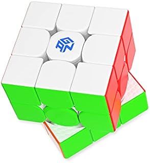 GAN 11 Air, 3x3 Speed Puzzle Cube Gans Puzzle Magic Cube Toy No Magnets Stickerless Cube Frosted Surface(Primary Internal)