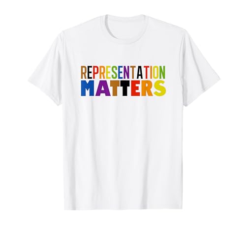 Representation Matters Race LGBTQIA Diversity Inclusion T-Shirt