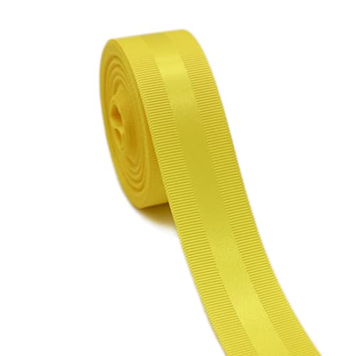 AHUI 25 mm / 38 mm 47 metrów rypsowa krawędź satynowe wstążki do rękodzieła DIY kokardki do włosów opakowanie prezent dekoracja ślubna