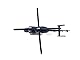 PLAYJOCS GT-8134 SWAT Helikopter, Kunststoff-Fahrzeug mit Metallteilen, ideales Spielzeug für Kinder und Sammler.