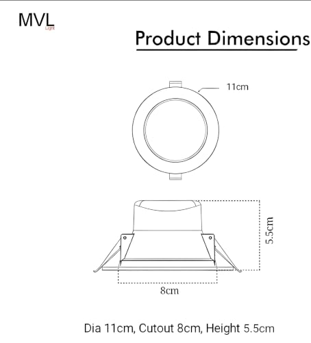 Image of 7 in 1 Colour LED Ceiling Downlight | Pack of 10
