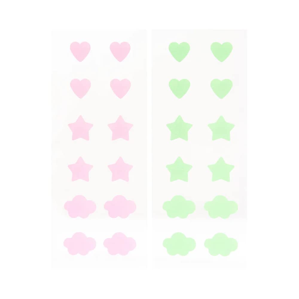 The Crème Shop Cotton Candy Skin Hydrocolloid Acne Patches - 72 count - 3 Size Variation - Blemish Patches for Breakouts, Whiteheads, Cystic & Hormonal Acne