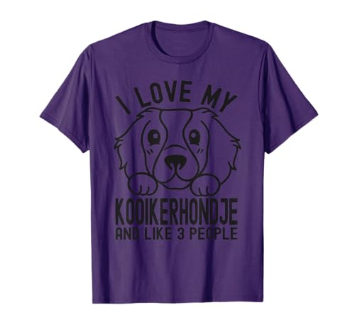 I Love My Kooikerhondje And Like 3 People, Dog Lover Men Women Girls Kids T-Shirt