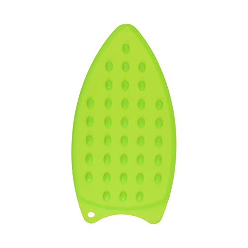 sourcing map Tappetino in ferro in silicone, tappetino multiuso resistente al caldo per asse da stiro, tappetino compatto resistente al calore, colore: verde