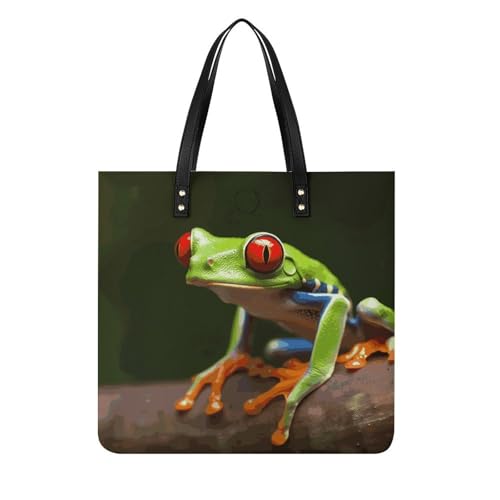 Grand sac fourre-tout contre les sacs fragiles : le cabas d'épicerie léger en cuir PU