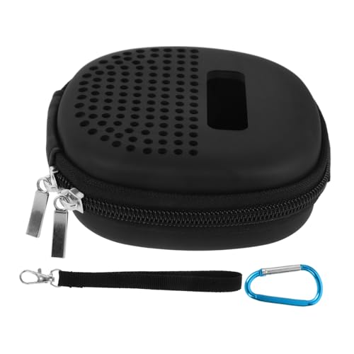 HEMOTON Audio Storage Box Speaker Cover Speaker Protector Speakers Portable Speaker Bag Speaker Decorative Case Speaker Case Cover Speaker Storage Bag Speaker Travel Case PVC Black