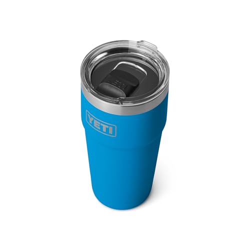 Image of YETI Rambler 20 oz Stackable Tumbler, Stainless Steel, Vacuum Insulated with MagSlider Lid