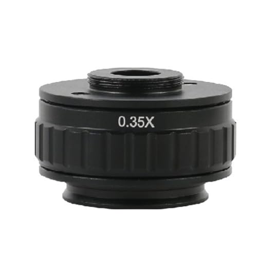 顕微鏡キット 0.35X 0.5X アダプターレンズ 38 ミリメートル C マウントコネクタへ 1X 三眼実体顕微鏡 顕微鏡レンズアダプター(0.35X)