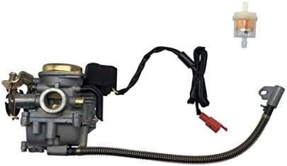 SHUmandala PD18J Carburetor for GY6 49cc 50cc 80cc 4 Stroke GY6 Engine 139QMB 139QMA 50QT 49QT Scooter Go Kart Honda Suzuki Yamaha Moped Scooter Sunl Chinese TaoTao kymco Jonway