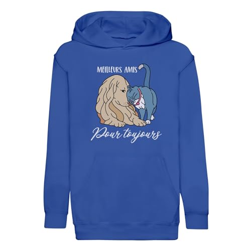 Hoodie enfant Meilleurs Amis animaux pour l'école et les loisirs