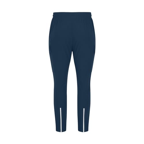 Calça esportiva refletiva masculina de secagem rápida para corrida e corrida de mountain bike fluore