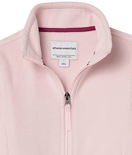 Image of Amazon Essentials Girls and Toddlers' Polar Fleece Full-Zip Mock Jacket, Insulated