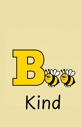 Cute Paperback Notebook with Bee-Themed Inspirational Design | 5.5 x