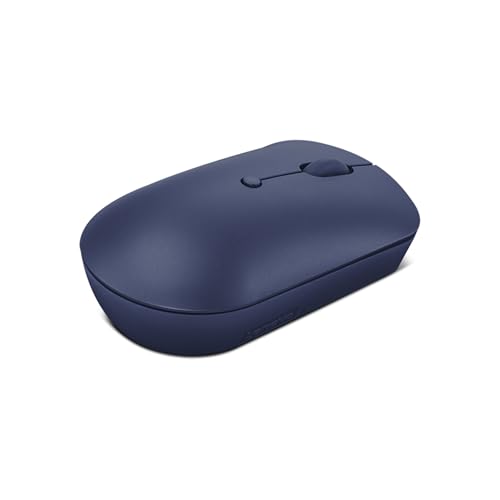Image of Lenovo 540 USB-C Compact Wireless Mouse (2400 DPI Sensor, 2.4GHz Wireless Nano USB, 4-Button (left click, right click, scroll click, DPI)|Ambidextrous Design | 3 Year Warranty |Abyss Blue), GY51D20871