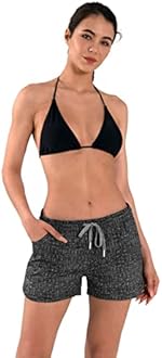 Actleis Womens Swim Shorts UPF50+ Board Shorts Quick Dry Beach Shorts Drawstring Sports Summer Bottom