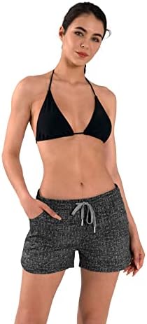 Actleis Womens Swim Shorts UPF50+ Board Shorts Quick Dry Beach Shorts Drawstring Sports Summer Bottom