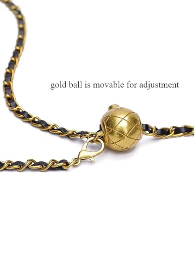 Purse Chain Strap for Handbags Crossbody Straps for Bag Replacement Leather Chain Belt2