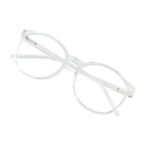 Image of VisionGlobal Blue Light Blocking Glasses, Lightweight Oval Frame, Computer Glasses for Gaming, Office, TV