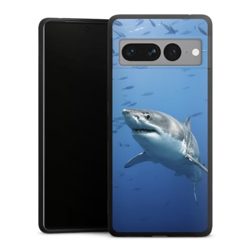 Coque en silicone compatible Google Pixel 7 Pro etui souple poisson