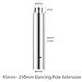 VEETALEE Pole Extension for Dancing Pole, 45mm - 250mm/10” Stainless Steel Extending Tube Tube to Connect Dancing Pole, Height Adjustable Replacement Accessories for Dance Pole