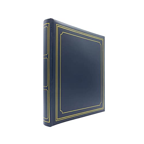 Album Photo 10x15 600 Photos – Album Photo Traditionnel Bleu – Album Photo Vierge Grand Format de 100 Pages – Livre Photo Personnalisable – Album Photo Empire Bleu - Marque Française