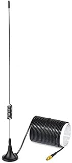 Eightwood DAB Car Aerial DAB Aerial MCX Adapter 5dbi Car Digital Radio Auto DAB Antenna with 500cm Extension Cable for DAB Car Radio Pioneer Clarion Kenwood Alpine JVC