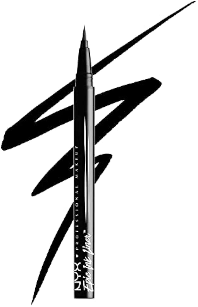 NYX PROFESSIONAL MAKEUP Epic Ink Liner, Waterproof Liquid Eyeliner - Black, Vegan Formula